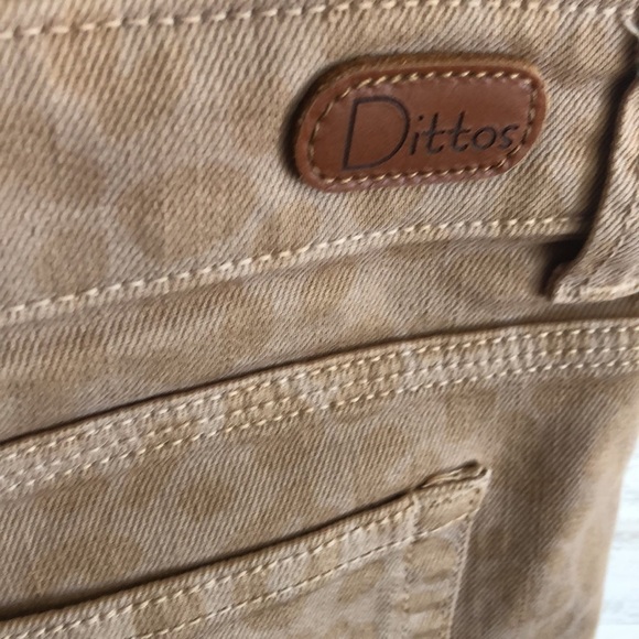 Dittos Brown Leopard shorts | SIZE 29 - Picture 7 of 9